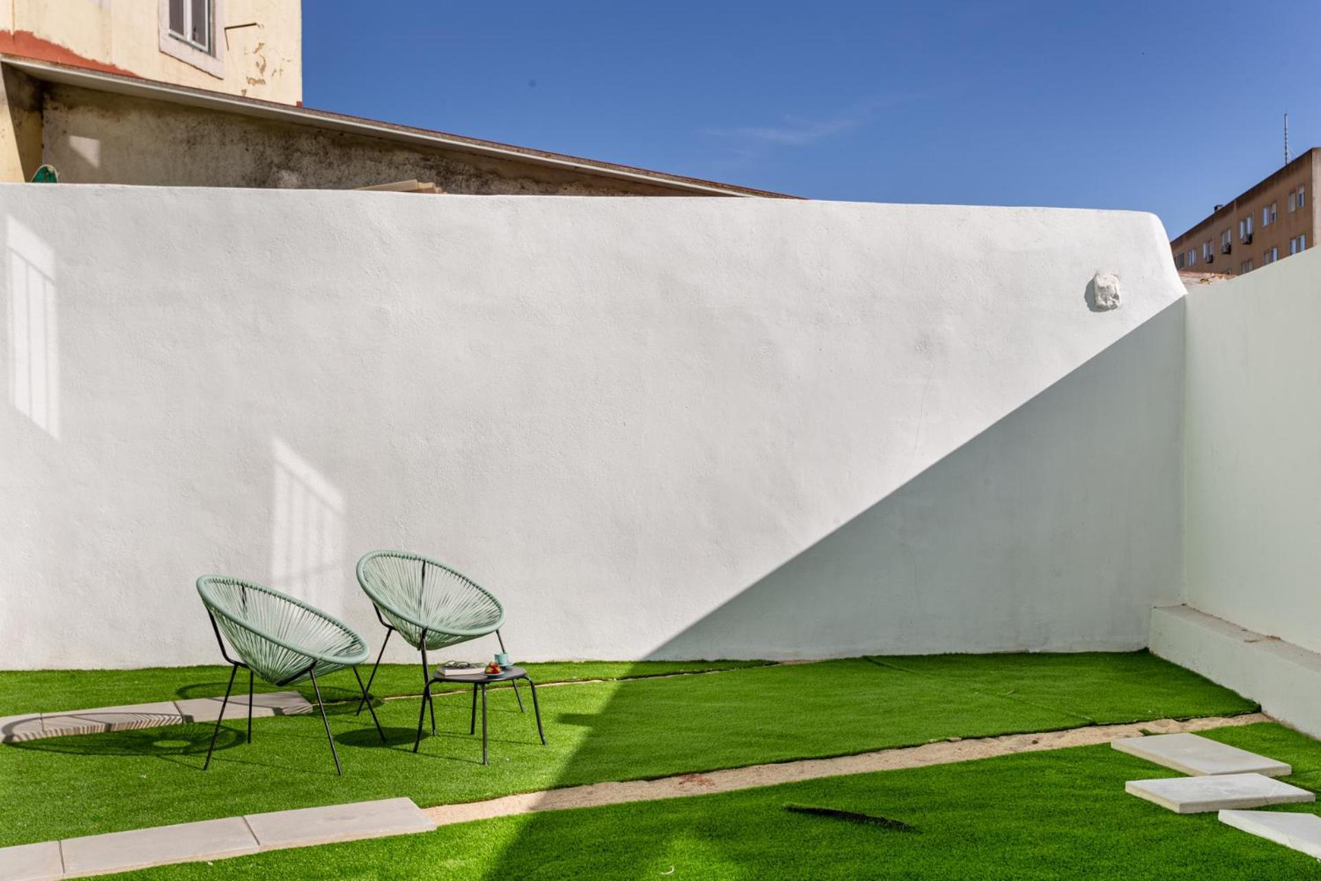 Ajuda Charm Apartment With Garden Lisboa Extérieur photo